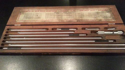 VINTAGE STARRETT 823 TUBULAR 4-40 INSIDE MICROMETER