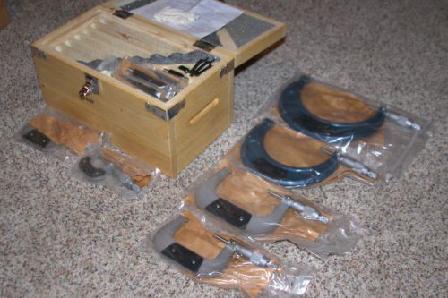 Enco outside micrometer set - new - parts sealed made in china for sale