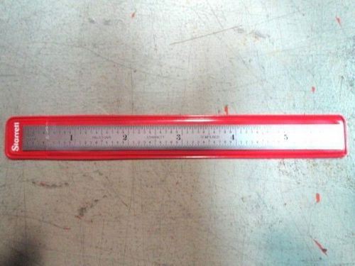 STARRETT C316R-6 6&#034; STEEL RULE WITH INCH GRADUATION NEW