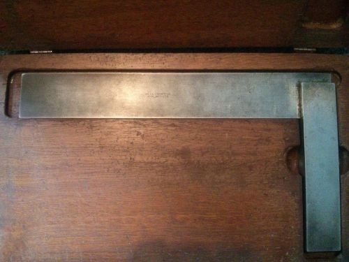 VINTAGE STARRETT NO. 20 12&#034; STEEL MACHINIST SQUARE TOOLING