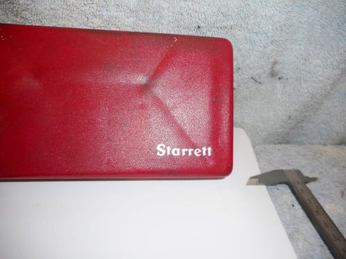 Machinists 1/10b2 usa starrett 0-6 flat blade depth micrometer no 449 for sale