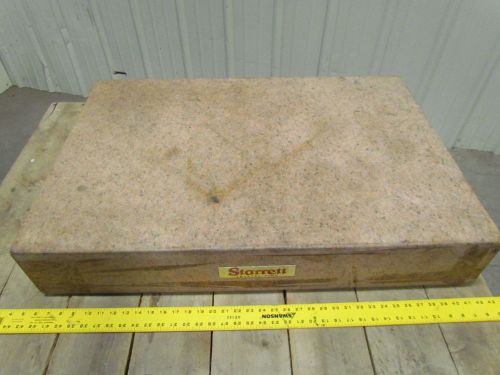 Starrett Crystal Pink Granite Surface Plate Grade B Toolroom 24&#034;x36&#034;x6&#034; No Ledge