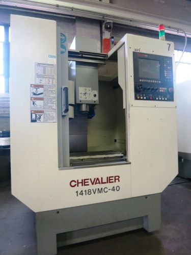 CHEVALIER 1418 VMC-40 3-AXIS VERTICAL MACHINING CENTER NEW 2007