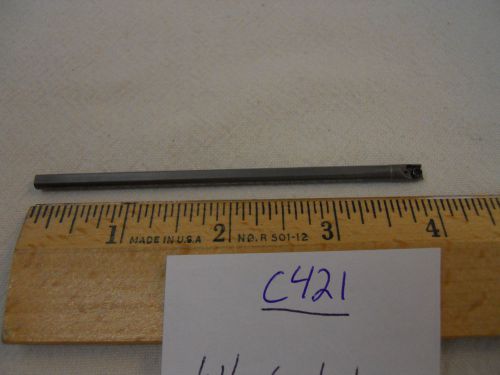 1 NEW 5/32&#034; CIRCLE M.C. CARBIDE BORING BAR CCBM-4-100-7L. TAKES CD INSERT {C421}