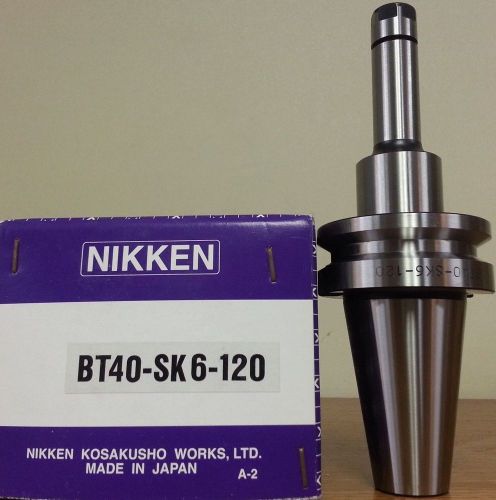 Nikken BT40 SK6 Collet Chuck, 4.72&#034; Coolant Thru **NEW**