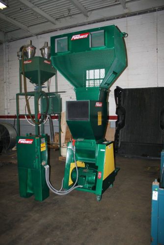 Foremost shd-6 plastic granulator 30 hp 14x18 with blower rebuilt grinder for sale