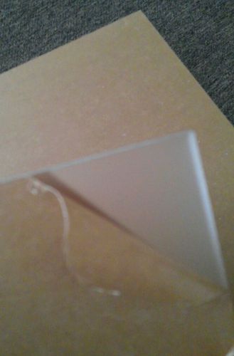 FROSTED ACRYLIC NON-GLARE PLASTIC ACRYLIC SHEET 1/4&#034; X 20 3/4&#034; X 19 1/2&#034;