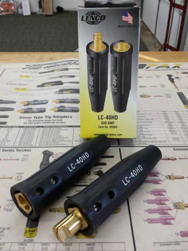 Lenco LC-40HD Connector Set Male/Female 500 Amp