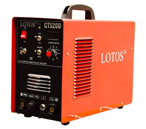 Lotos ct520d 50a plasma cutter 200a tig welder, stick welder for sale