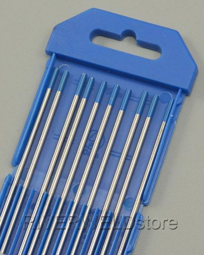 2.0% lanthanated wl20 sky blue tig welding tungsten electrode 3/32&#034;x7&#034;,10pk for sale