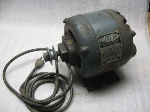 Vintage sears dunlap 1/4 hp electric motor drill press lathe bench grinder for sale