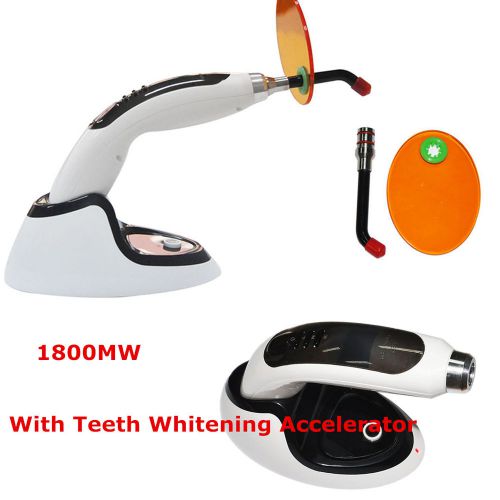 New Dental Wireless LED Curing Light Lamp1800MW w Light Meter teeth&amp;Free Ship CE