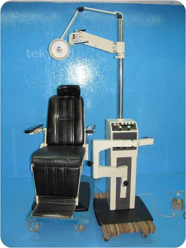 KNIGHT P DENTAL ADJUSTABLE PATIENT EXAM CHAIR W / EXAMINATION LIGHT *