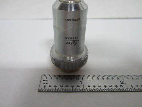 MICROSCOPE PART LEITZ WETZLAR GERMANY OBJECTIVE 10X OPTICS BIN#L3-15