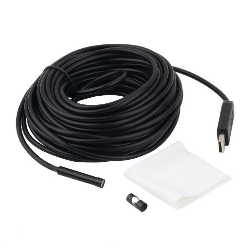 15m waterproof 6 led usb endoscope insprection tube camera 7mm lens mirror ha for sale