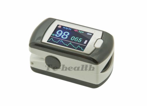 Contec Fingertip Pulse Oximeter Spo2 Monitor OLED USB+SW CMS50E