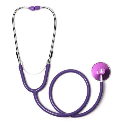 Purple Single Head Stethoscope with  Frog