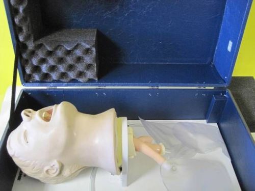 Nasco Life/Form Airway Larry Airway Management Trainer LF03699U w/ Case Used