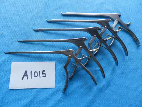 V. Mueller Surgical Orthopedic Neuro Spine Spinal Kerrison Rongeurs Set  1mm-5mm