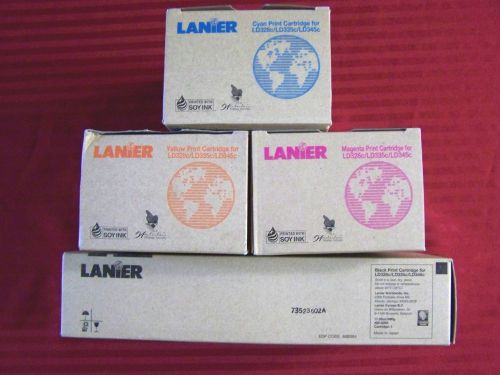 LANIER LD328C,LD335C,LD345C,RICOH 3228C,3235C,3245C GENUINE TYPE R1 TONER SET