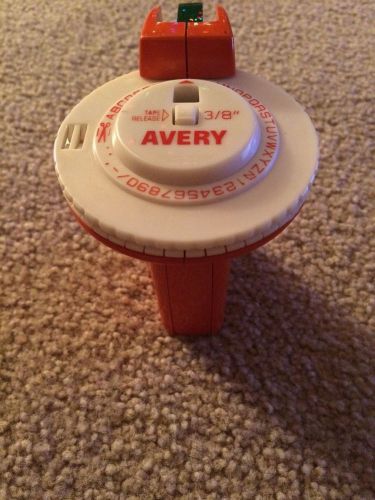Vintage retro 1970s astro label maker with green tape. avery products for sale
