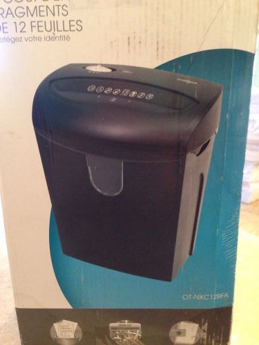 Omnitech 12-Sheet Cross-Cut Shredder