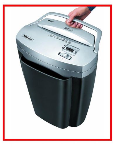 Fellowes Powershred W11C 11 Sheet Paper Credit Card Cross-Cut Shredder Heavy Dut