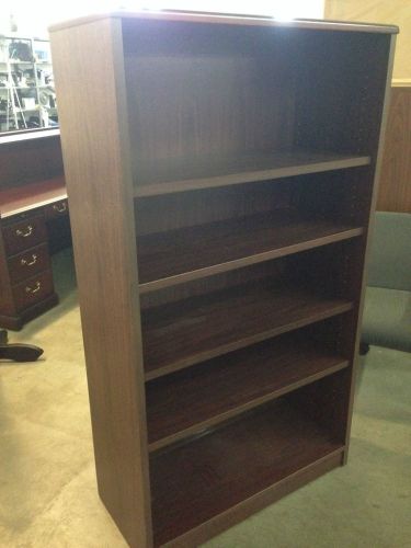 HEAVY DUTY BOOKCASE in MAHOGANY COLOR LAMINATE