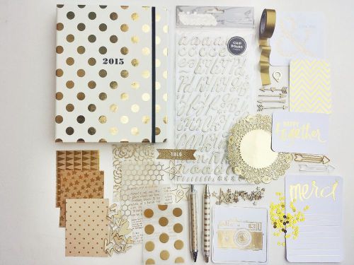 Kate Spade 2015 Agenda and embellishments