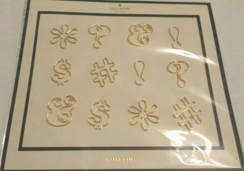 Kate Spade Expletives paper clips