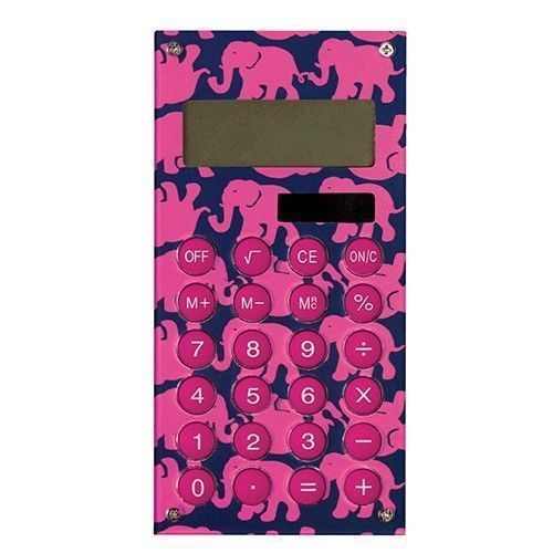 Lilly Pulitzer Designer School/Office Calculator - Tusk in Sun