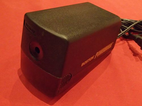 BOSTON POWERHOUSE ELECTRIC PENCIL SHARPENER MODEL 19 BLACK - MADE IN USA