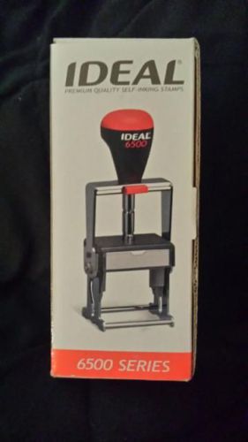 GENTLY USED IDEAL 6500 SELF INKING &#034;RECEIVED&#034; DATE STAMP. MONTH/DAY/YEAR TO 2019