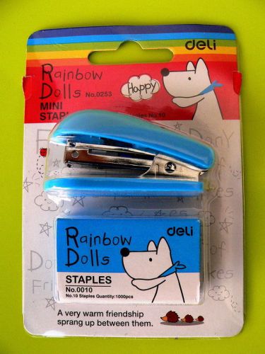 CUTE MINI STAPLER SET OFFICE SUPPLIES TOOL FREE NO.10 STAPLES QUANTITY 1000 pcs