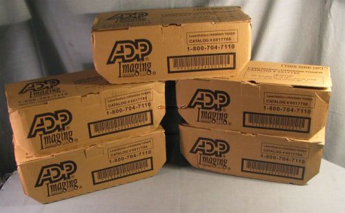 LOT OF 5 GENUINE ADP TONER&#039;S 6017766 1T02GA0AD0 LASERSTATION 1940/6000 FREE SHIP