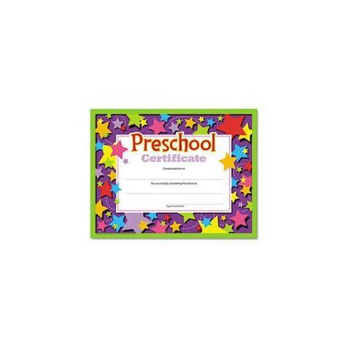 Trend Preschool Certificate - 8.50&#034; X 11&#034; - Assorted (t17006)