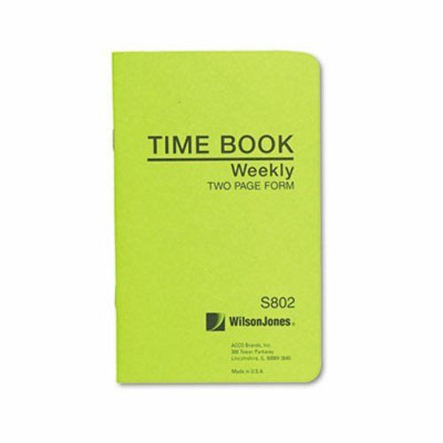 Wilson Jones Foreman&#039;s Time 36 Page Book, Week Ending, 4-1/8 x 6-3/4 (WLJS802)