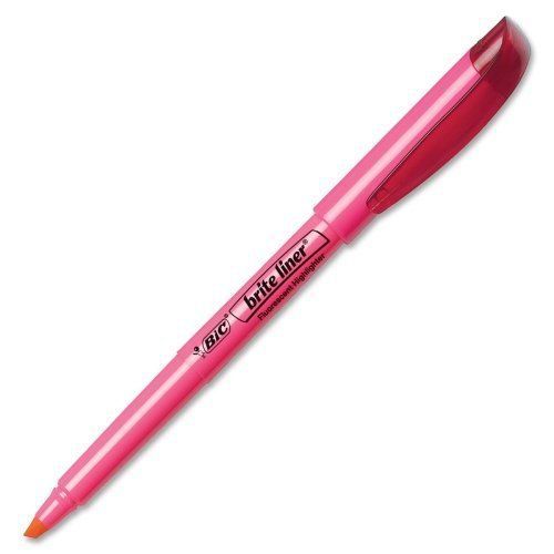 Bic Brite Liner Highlighter - Chisel Marker Point Style - Fluorescent (bl11pk)