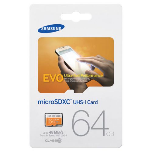 Microsd samsung evo 64gb micro sd memory card sdxc galaxy note 4 s5 2.0 mega pro for sale