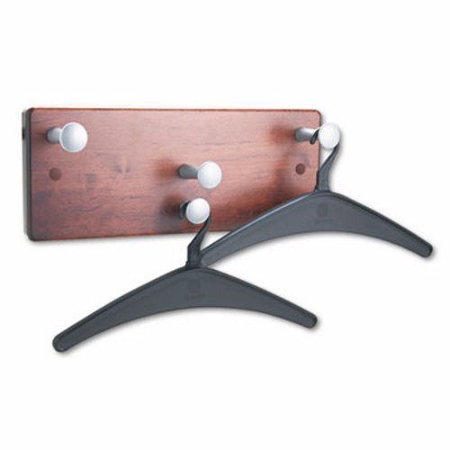Quartet wall rack, four knobs/two hangers, mahogany (qrt20521) for sale