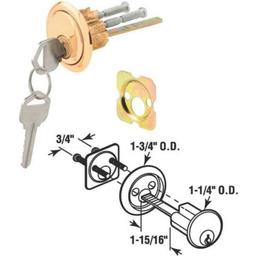 Prime line prod. u 9965 rim cylinder-keyed rim cylinder for sale