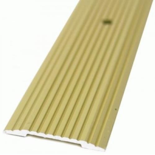 Traffic master satin brass fluted 36 in. x 1-1/4 in. seam binder-79012 for sale