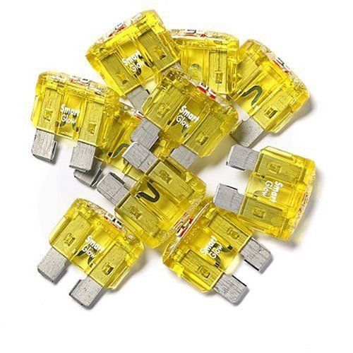 Littelfuse 0ATO020.TPGLO ATO Smart Glow Fast-Acting Automotive Blade Fuse - 10