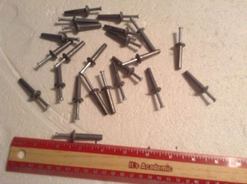 Approx 1&#034; nail - concrete anchor drive pin nail on expansion holder qty 25 for sale