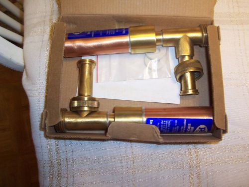 SET OF TWO LAUNDRY EQUIPMENT HAMMER ARRESTOR KIT 3/4&#034; WATER HOSE ARRESTOR