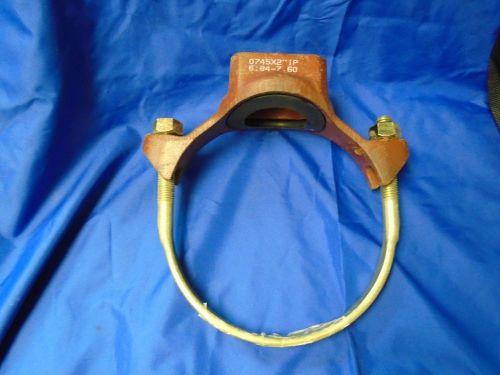 JCM 407 WATERWORKS SERVICE SADDLE 6&#034; x 2&#034; IP TAP **