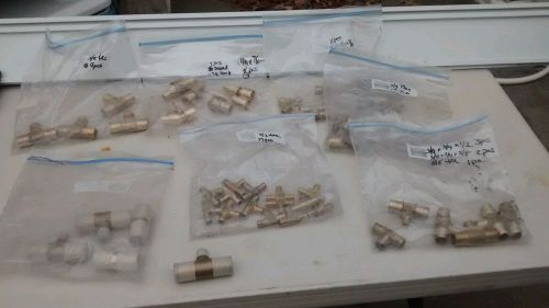 60 pcs  PEX Brass Plumbing Fitting 90 degree, Mixed lot