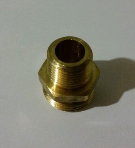 3/4&#034; Male GHT x 1/2&#034; NPT Brass Garden Hose Lawn Boat Pipe WOG Adapter Fitting