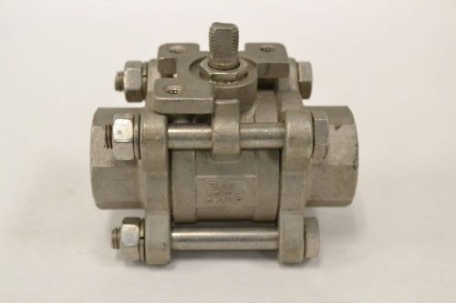 SHARPE 1000CWP STAINLESS SOCKET WELD 3/4 IN BALL VALVE B322245