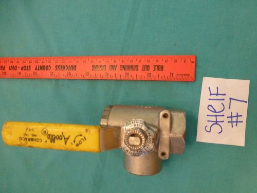 Apollo 76-600-01 T gate Tee Ball Valve Metal stem 316 SS Conbraco CF8M 800 WOG